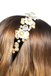 Bentita Aplicatii Flori Albe 2